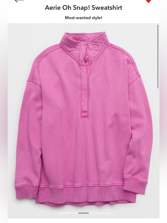 aerie Tops - aerie Pink Pullover Sweatshirt
